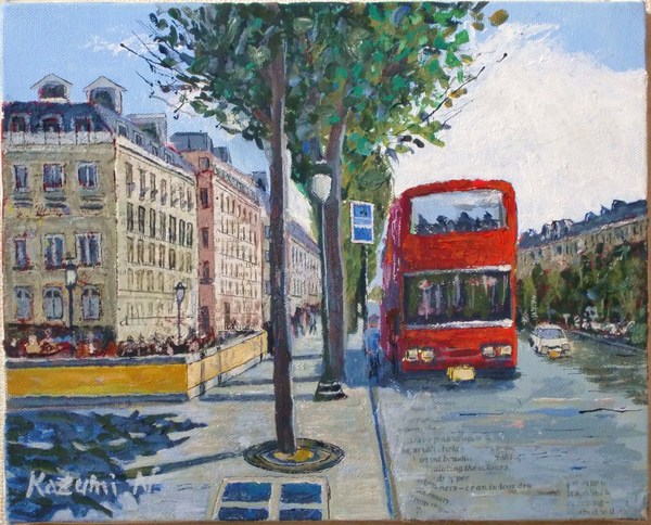 パリの街角6」 by 中村和美｜Artmeter｜暮らしを彩るアートが、きっと