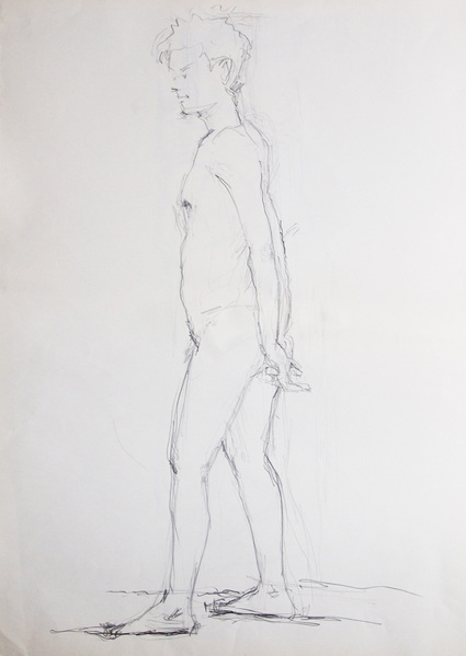 男性クロッキー01