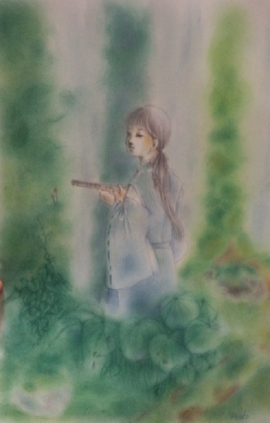 霧雨木叢