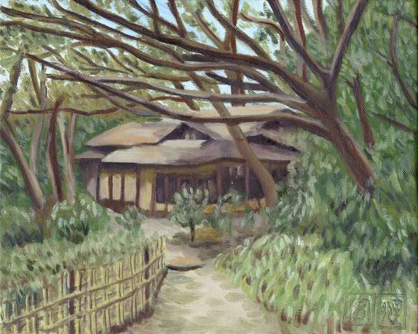庭園美術館の日本家屋