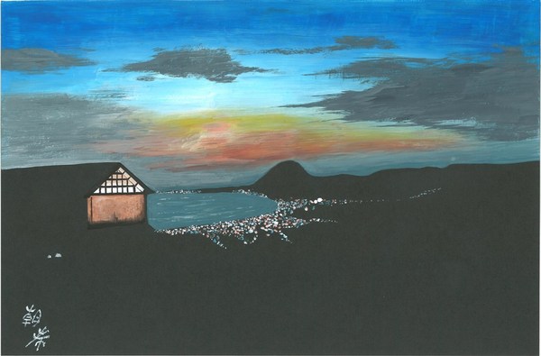 Relax画 別府より 朝を希む 朝希 Art Meter