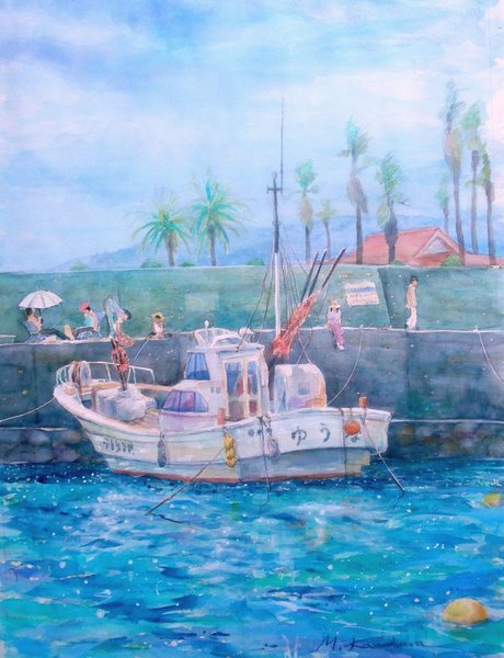 逗子・小浜港の休日