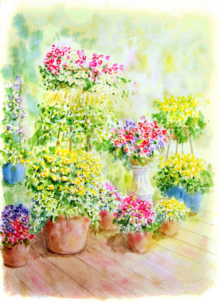 夏に咲く