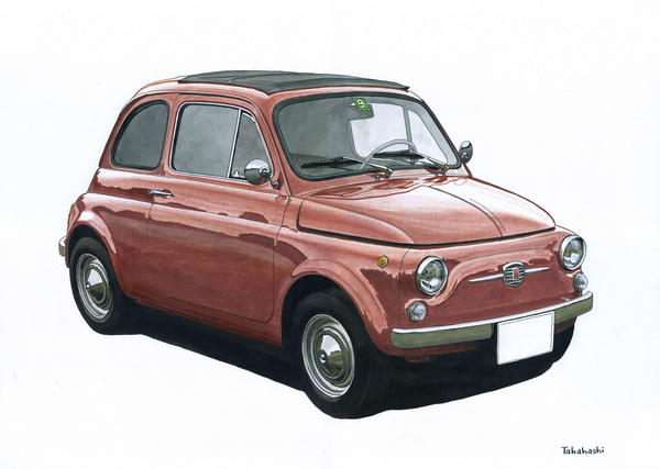 Cool画 フィアット500 Takahashi Art Meter
