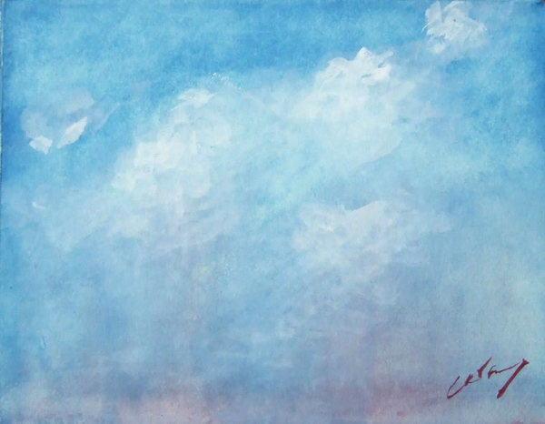 入道雲の浮かぶ空