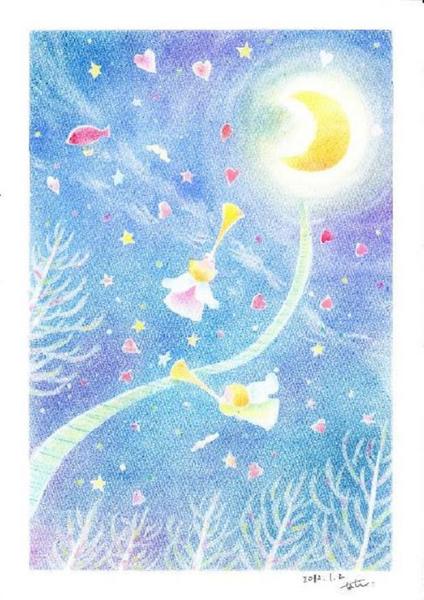 冬の音楽 By なん アート 絵画販売サイト Artmeter 国内最大級のインディーズアート専門マーケットプレイス