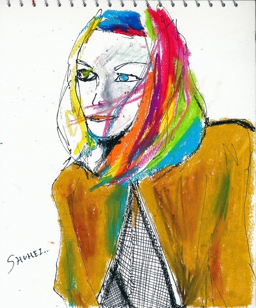 イラスト画 遠い目 Sulebox Art Meter