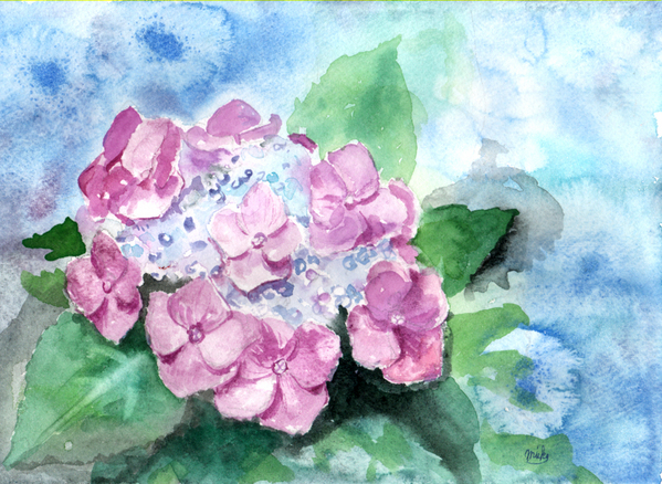 tomo | 紫陽花🌼 こちらのイラストは「ねこ休み展 春 2025 in