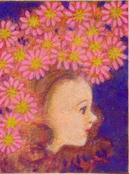 光る花