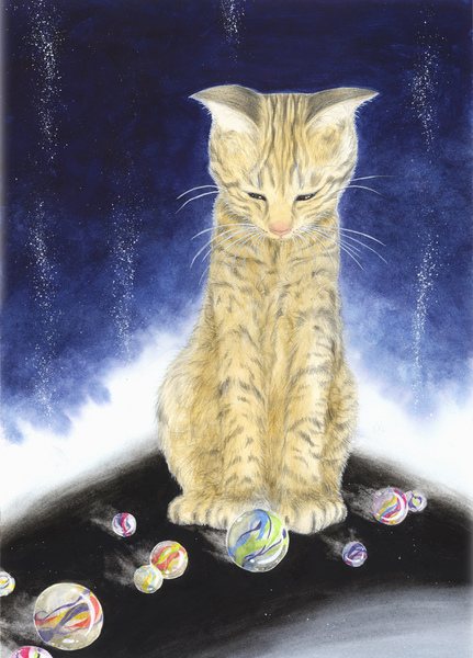 猫とビー玉