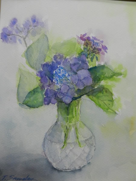 紫陽花」 by 俊明｜Artmeter｜暮らしを彩るアートが、きっと見つかる