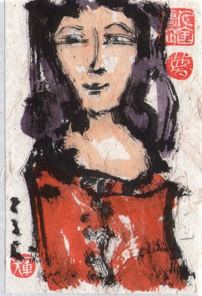 赤い服の女