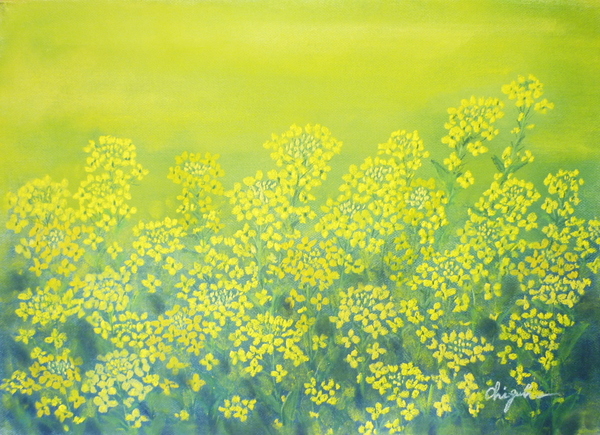 Relax画 菜の花咲くころ Chizuko Art Meter Relax画 菜の花咲くころ Chizuko Art Meter