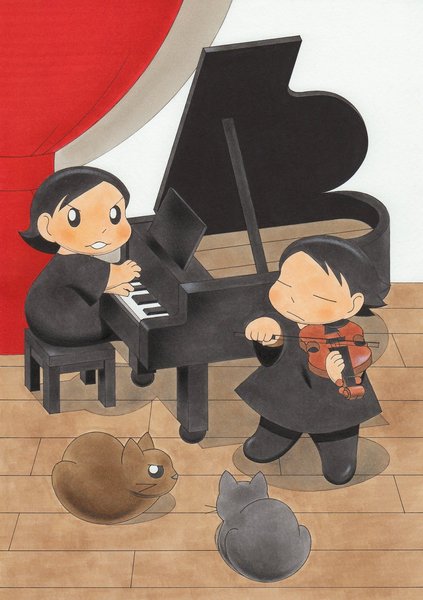 ピアノとバイオリン
