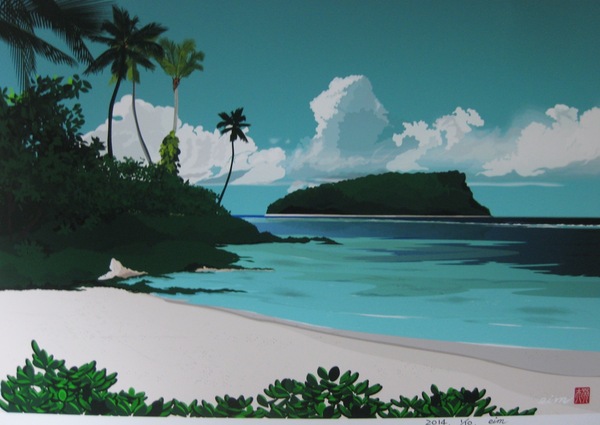 海と島(1/10)」 by 英夢｜Artmeter｜暮らしを彩るアートが
