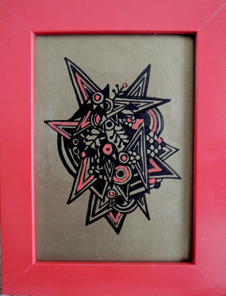 抽象画『幽玄 Geheimnis』（Pin page）