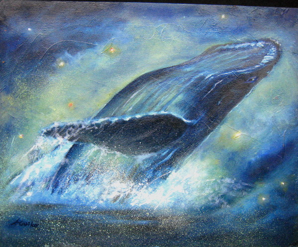 誰かの世界 アクリルonキャンバス 30cm 展覧会 | YUKARI ART ユカリアート