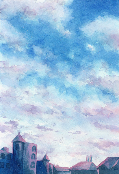 空想 幻想画 ポルドゥの朝 風生 かざみ Art Meter