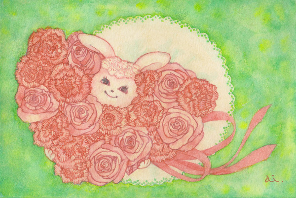 a bunch of flowers