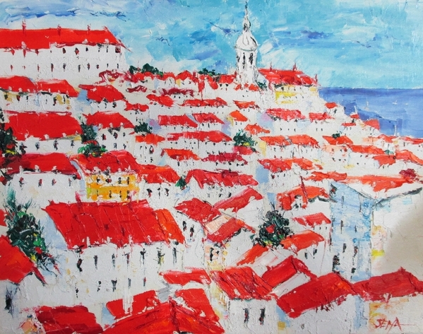 サンタ・ルジア展望台」 by 聖夜｜Artmeter｜暮らしを彩るアートが