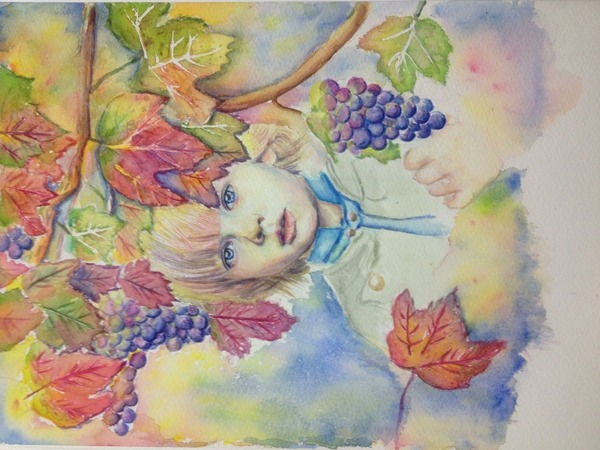 少年と葡萄の木