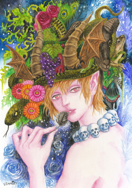 動物画 邪神 魔女の息子 K様御依頼分 Zooid Art Meter 動物画 邪神 魔女の息子 K様御依頼分 Zooid Art Meter
