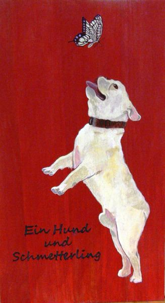 犬と蝶」 by Senkado｜Artmeter｜暮らしを彩るアートが、きっと見つかる