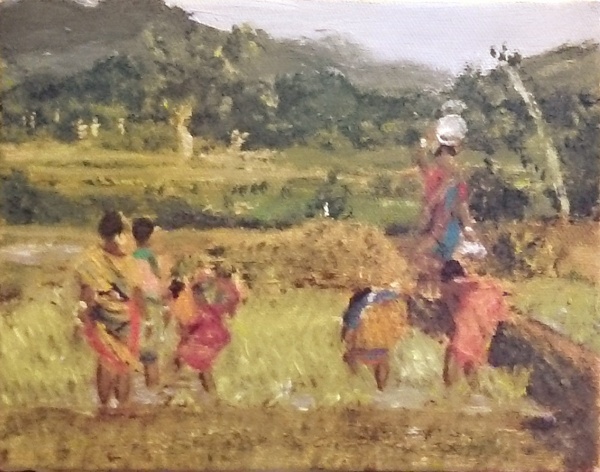 田植え ー祈りー」 by KATO NATSU｜Artmeter｜暮らしを彩るアートが