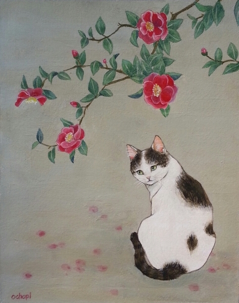 植物画 紅い花 おちょぴ Art Meter 植物画 紅い花 おちょぴ Art Meter