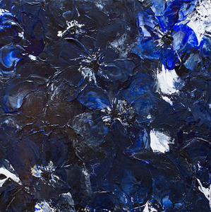作品名:「Flower / フラワー」 画家名:「TOMOYA」 コメント:「濃いブルーをベースに綺麗な花が印象的なスプレーアート作品。花を抽象的に描いており美しさ、涼しげな色合いがキャンバスに表現されています。小さめの作品ですので壁を選ばず飾りやすい1点です。
また、こちらはSolidity Collectionの作品でTOMOYA独自の技法により立体的に描かれていて表面の質感も楽しめます。空間を彩る作品でプレゼントとしてもおすすめです。」 ART-Meter