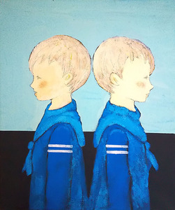 作品名:「ふたご_02」 画家名:「summer7」 コメント:「双子の男の子のイラストです。<F3>」 ART-Meter