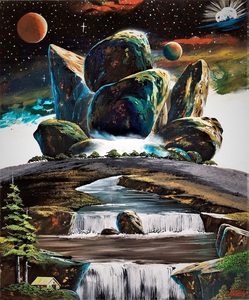 作品名:「巨岩の星」 画家名:「Issey」 コメント:「銀河の果て・・・・巨岩塊の星。
キャンバスのみの送付です。
■サイズ:F20号 ・727×606mm アクリル風景画」 ART-Meter