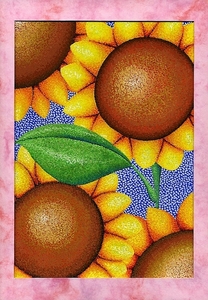 作品名:「向日葵」 画家名:「のいる」 コメント:「庭に向日葵が咲いています。
庭に水を撒いてやってください。。。

2ミリ程度の厚みがあります。

水彩画です。」 ART-Meter