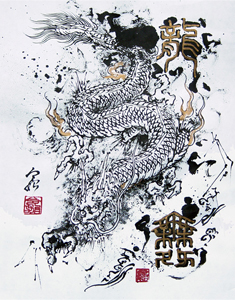 怎樣畫舞龍