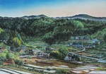 里山の朝