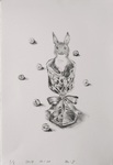 Rabbit in the glass