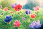 風に揺れて
