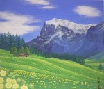 花のスイスアルプス