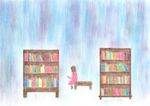 「雨の図書館」