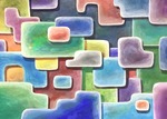 半透明のコンポジション