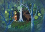 「ある日、森の中で鹿に出会った」
