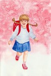 「桜とピカピカの1年生」
