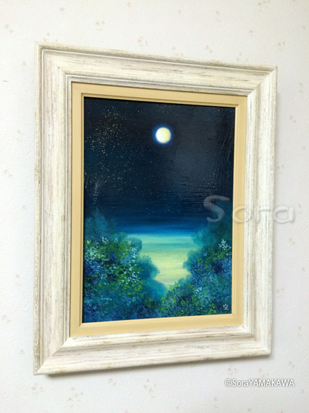 油絵 絵画【蛍の夜ノ森】 油絵 絵画 【蛍の夜ノ森】 絵画 HR 通販 13209259｜Creema