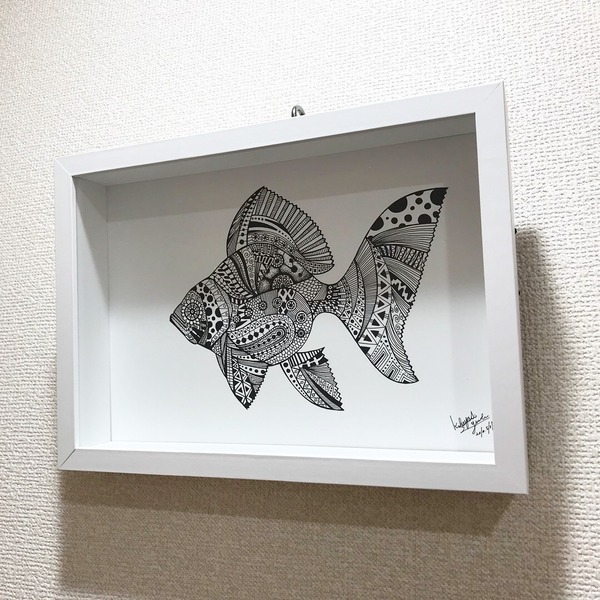 管686☆Zin Gion☆アーティストジン☆絵画☆油絵☆大型額
