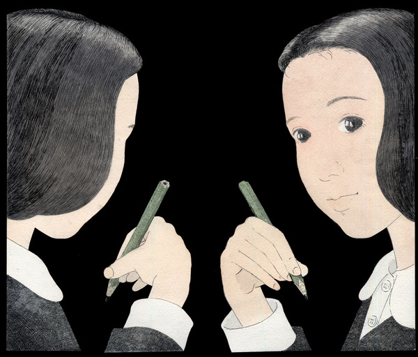 絵だけだとこうなります
紙の表と裏に描かれています