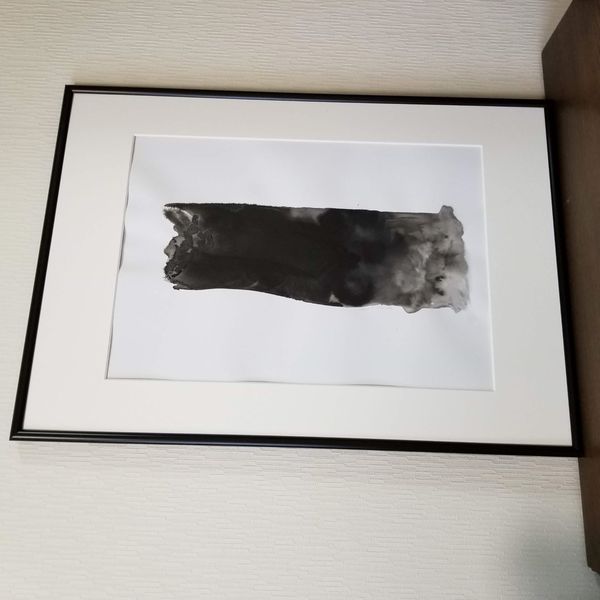 額のマットは白色もいいと思います。