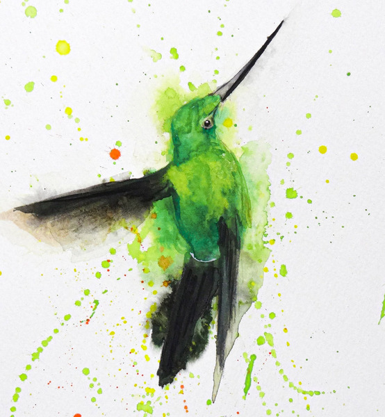 ハチドリ」 by 佐藤雄一｜Artmeter｜暮らしを彩るアートが、きっと見つかる