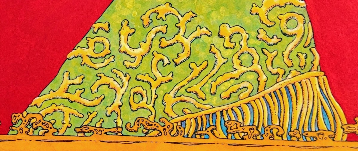 作品の下側(服、装飾)をアップにしています。