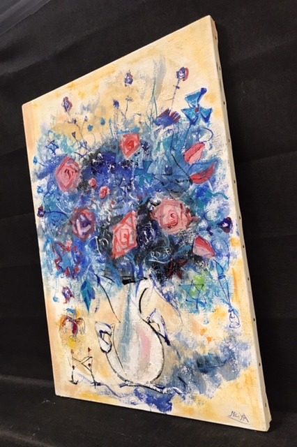 5本の薔薇の花束