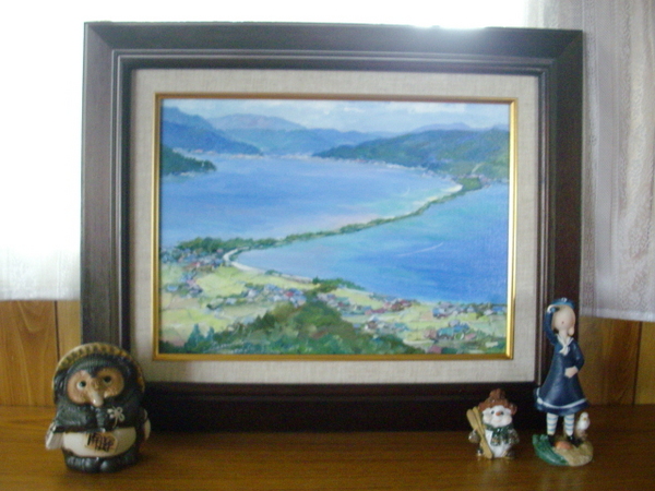 (@^-^@)額に入れてみました。